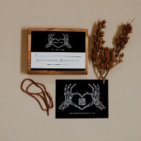 Gothic Wedding Skeleton Hands Hochzeitsstift QR Co