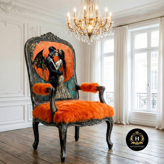 Gothic Wedding Skeleton Mermaid Skull Decoupage Seidenpapier (Von Creator hochgeladen)