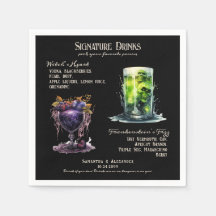 Gothic Wedding Whimsigoth Signature Drinks