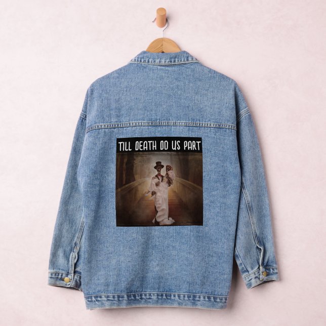 GOTHIC WEDING DENIM JEAN JACKET JEANSJACKE (Hangar)