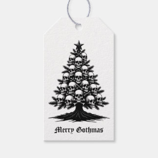 Gothic-Weihnachtsbaum II Geschenkanhänger