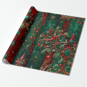 Gothic Weihnachtswrapping Paper Geschenkpapier