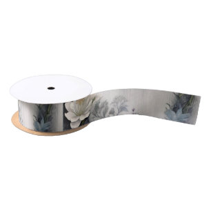 Gothic White Floral Arch Pagan Handfasts Satinband