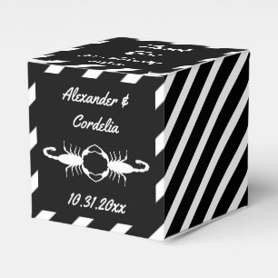 Gothic White Wedding Scorpions Custom Geschenkschachtel