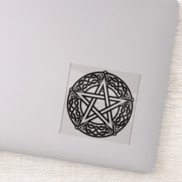 Gothic Wicca Pentagram Celtic Knot Vinyl Sticker