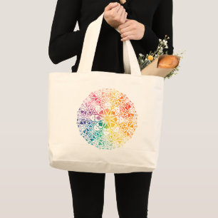 Gothic Window Rainbow Pride Jumbo Stoffbeutel