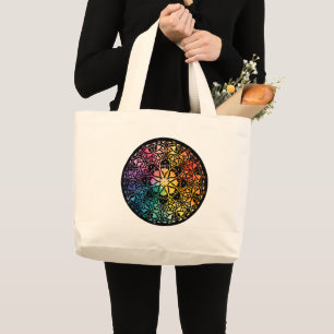 Gothic Window Rainbow Pride Jumbo Stoffbeutel