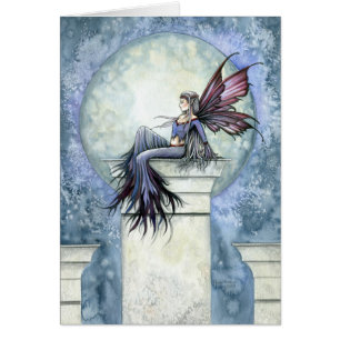 Gothic Winter Fairy Card ~ Leere
