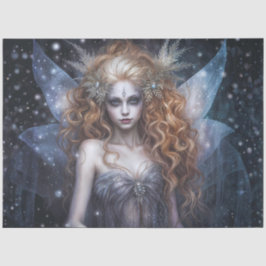 Gothic Winter Fee – Eisverzauberin Fantasy  Seidenpapier