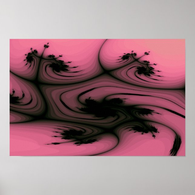 Gothic-Wirbel drucken Poster (Vorne)
