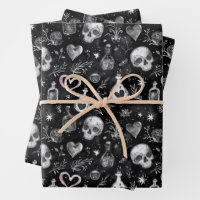 Gothic Witchcraft Liebe Potion Schädelherzen