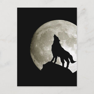 Gothic Wolf Postkarte