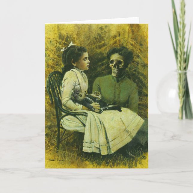 Gothic Wolfchild Grußkarte Karte (Vorderseite)