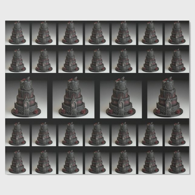 Gothic Wrapping Paper Geschenkpapier (Flach)