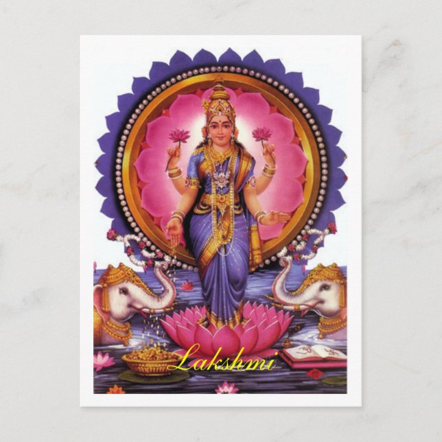 GothicChicz Lakshmi Postcard Postkarte (Vorderseite)