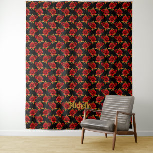 Gothisch Floral Wandteppich
