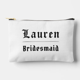 Gothische Brautjungfer-Tasche mit melancholischer Zubehörtasche