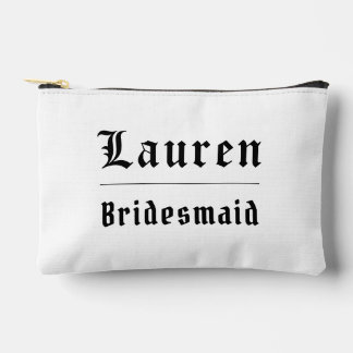 Gothische Brautjungfer-Tasche mit melancholischer Zubehörtasche
