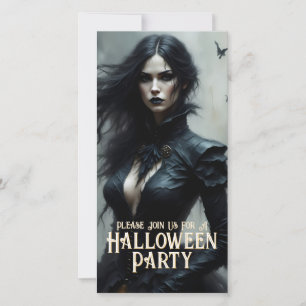 Gothische Halloween-Nacht des Geheimnisses Einladu