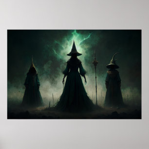 Gothische Hexen Poster