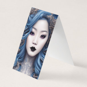 Gothische Hmong-Frauen-Meisterwerk-Grafik Visitenkarten