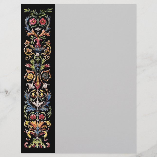 Gothische illuminierte Kunst Leerer Flyer (Vorne)