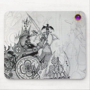 GOTHISCHE KRIEGER, Barbarische Ritter, Fantasie Mousepad