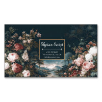 Gothische melancholische Rosenflusslandschaft Gold