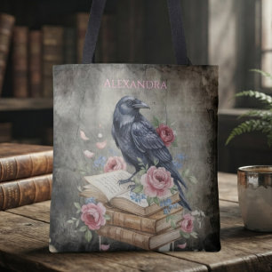 Gothische melancholische Schiefer-Literatur-Rabe