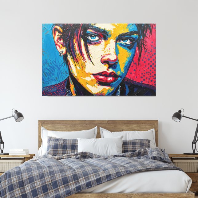 GOTHISCHE ÖDNIS 10 LEINWANDDRUCK (Insitu (Schlafzimmer))