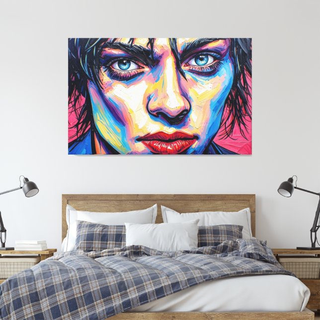 GOTHISCHE ÖDNIS 18 LEINWANDDRUCK (Insitu (Schlafzimmer))