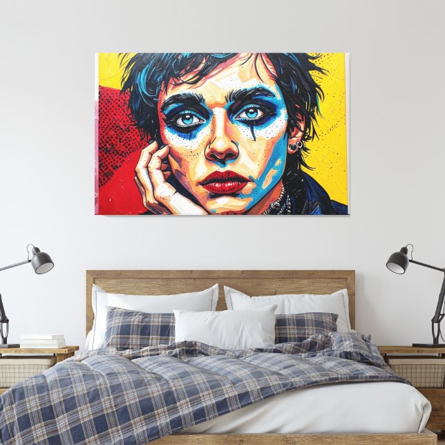 GOTHISCHE ÖDNIS 19 LEINWANDDRUCK (Insitu (Schlafzimmer))
