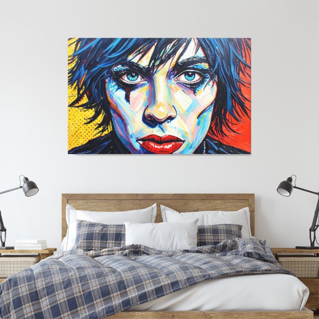 GOTHISCHE ÖDNIS 22 LEINWANDDRUCK (Insitu (Schlafzimmer))