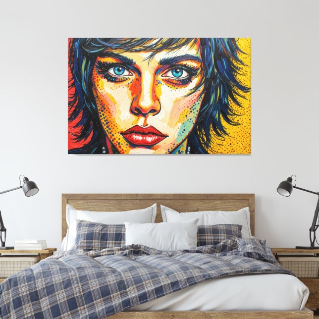GOTHISCHE ÖDNIS 9 LEINWANDDRUCK (Insitu (Schlafzimmer))
