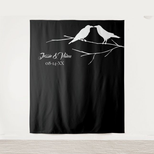 Gothische Ravens-Hochzeit Wandteppich (Vorderseite)