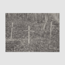 Gothischer Friedhof durch Sepia Herbst Vintag