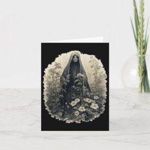 Gothischer Geist im Wald Vintage Floral Geist Ha Karte