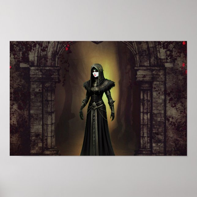 Gothischer Ghul Poster (Vorne)