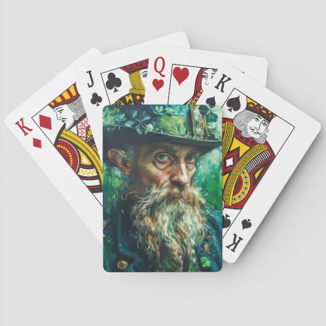 Gothischer Leprechaun Spielkarten (Rückseite)