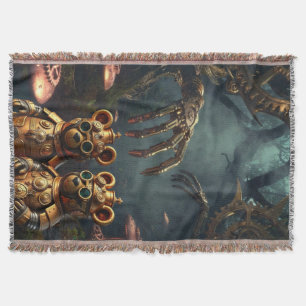 Gothischer mechanischer dunkler Wald-Steampunk-Gum Decke