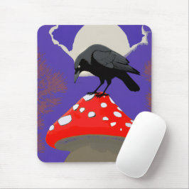 Gothischer Mystik-Rabe Mousepad