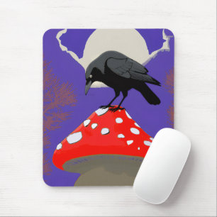 Gothischer Mystik-Rabe Mousepad