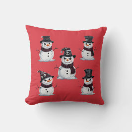 Gothischer Schneemann Kissen