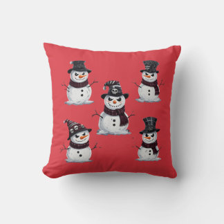 Gothischer Schneemann Kissen