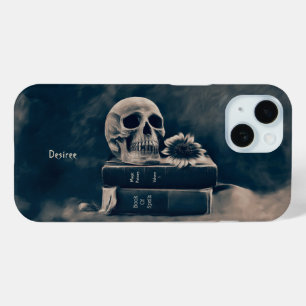 Gothischer Totenkopf Vintage Alte Bücher Dunkle Ak Case-Mate iPhone Hülle