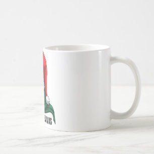 Gothischer Weihnachts-Schädel mit Santa-Hut Kaffeetasse