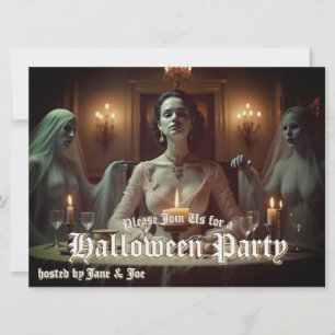 Gothisches Halloween-Bankett im Kerzenlicht