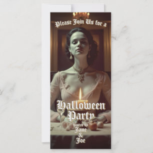 Gothisches Halloween-Bankett im Kerzenlicht