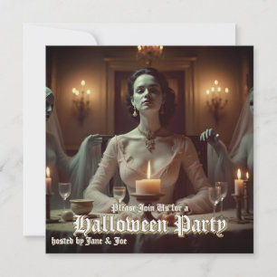 Gothisches Halloween-Bankett im Kerzenlicht