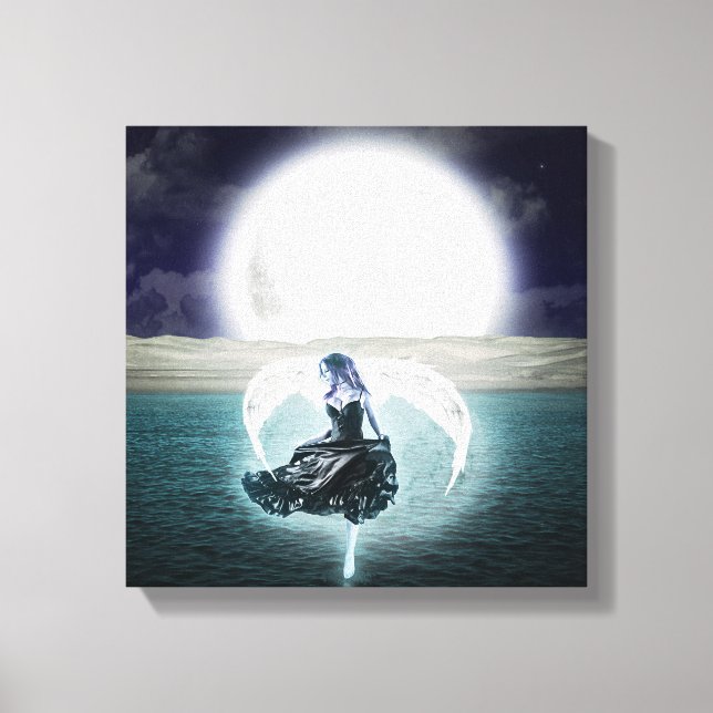 Gothmoon Engel Leinwand Art (Vorderseite)
